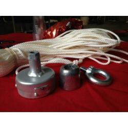 Werp / prik stok Magneet 240 KG. met 25 touw Metaaldetector