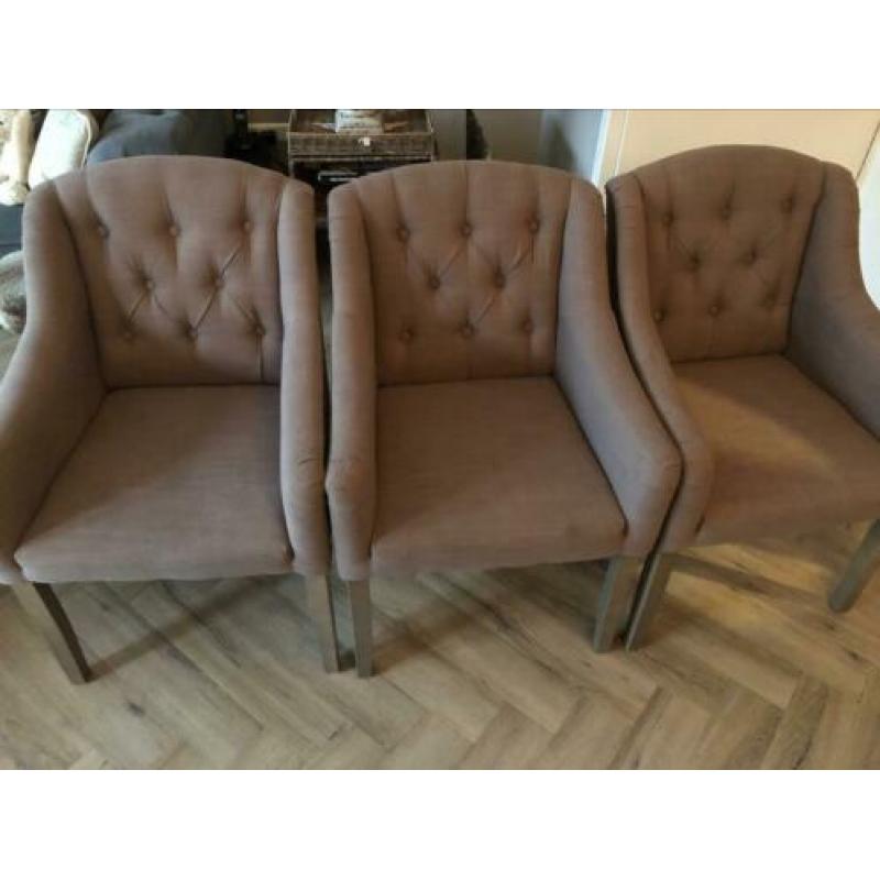 Eetbank + eetkamerstoelen