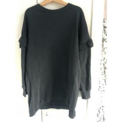 Zara oversized sweater zwart 128 zgan