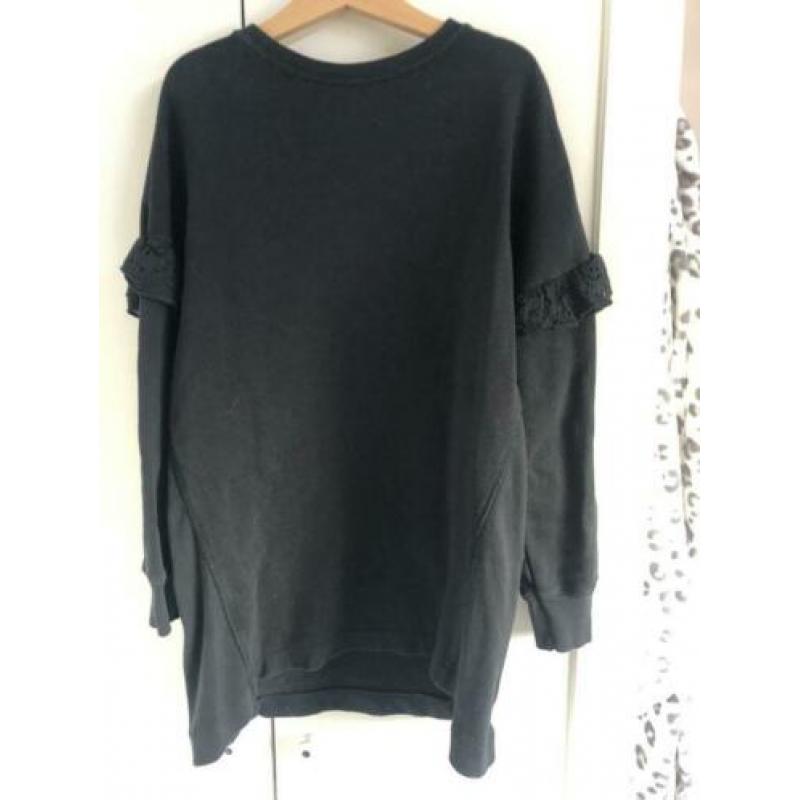 Zara oversized sweater zwart 128 zgan