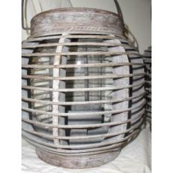 Windlicht Lantaarn groot uitverkoop sfeerlicht BROCANTE