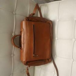 Echte zachte leren tas