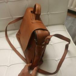 Echte zachte leren tas