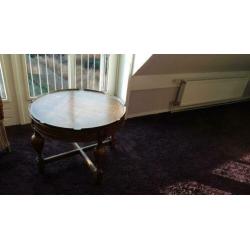 Antieke Poker/ kaart tafel. Eiken.