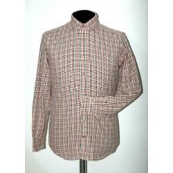 NIEUW PROFUOMO overhemd, geruit shirt, multicolor, Mt. 38