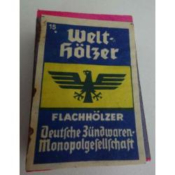 Ww2 lucifers doosje in gebruikte staat