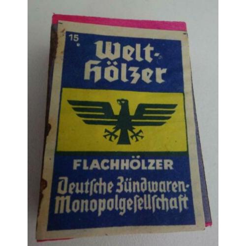 Ww2 lucifers doosje in gebruikte staat