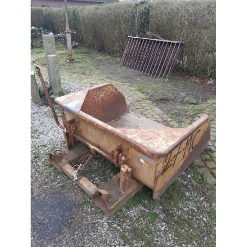 Heftruck grondbak kiepbak schepbak bak verreiker tractor