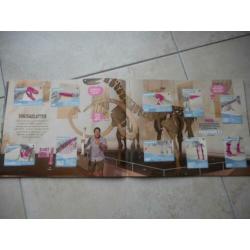 verzamelboek incl. alle stickers dino s