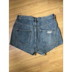 korte jeans spijker broek / short mt 36 spijkerbroek