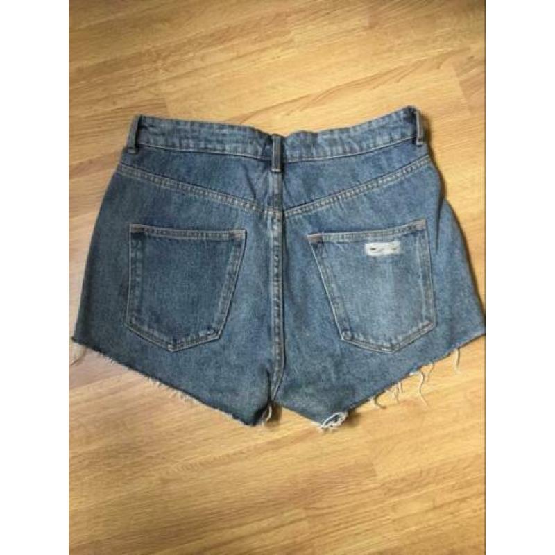 korte jeans spijker broek / short mt 36 spijkerbroek
