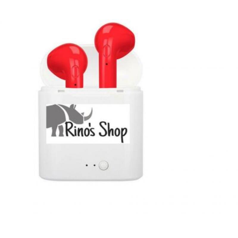 Stuntprijs Airpods van 12.99 voor 9.99 Rinosshop 5 kleuren