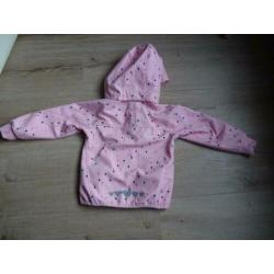 Softshell jas maat 92 meisje