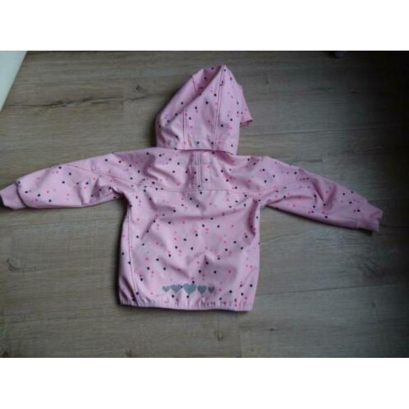 Softshell jas maat 92 meisje