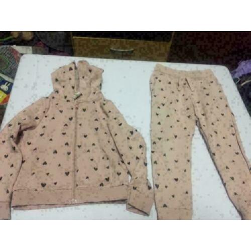 Hearts jogging set, maat; 98/104