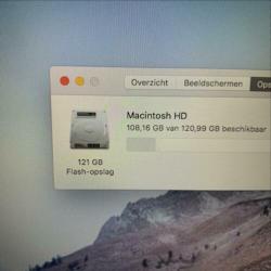 MacBook Air 13" 1.6GHz i5 4GB RAM 128GB SSD 1 jaar GARANTIE