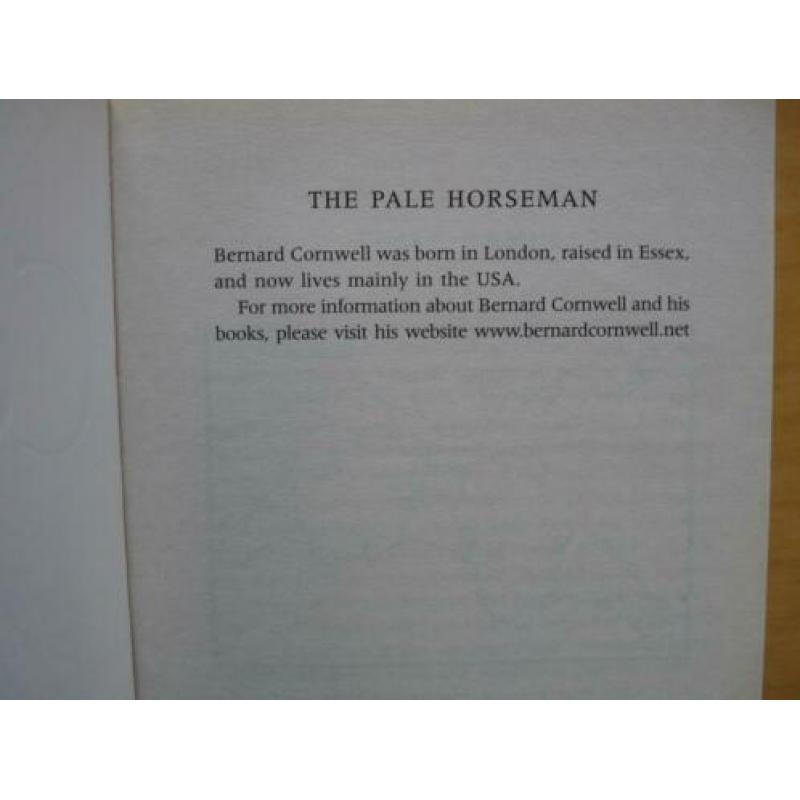 The pale horseman Bernhard Cornwell 2006 Harper Collins