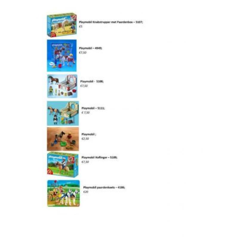 Heel veel playmobil!