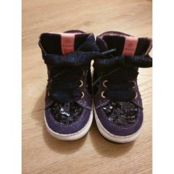 Shoesme sneakers blauw met glitters maat 21