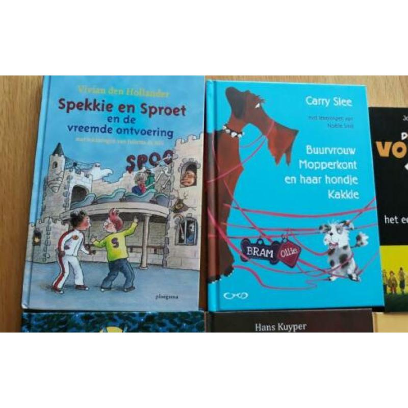 Partij van 6 verschillende kinderboeken, bekende schrijvers