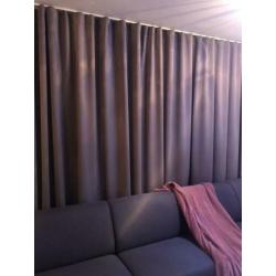 Taupe kleurige wave model verduisterende gordijn!