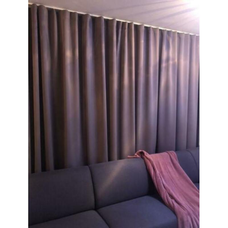 Taupe kleurige wave model verduisterende gordijn!