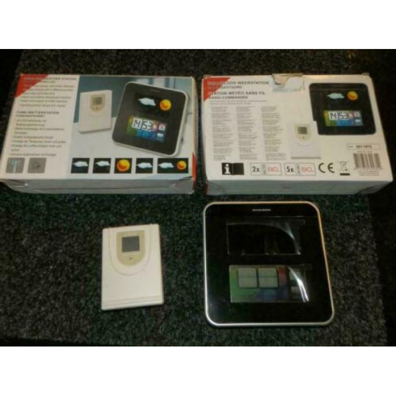 Draadloze weerstation | Indoor & Outdoor | met buitensensor