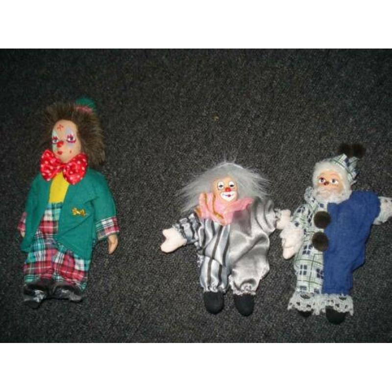 3x clowns popjes carnaval