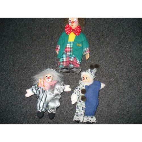 3x clowns popjes carnaval