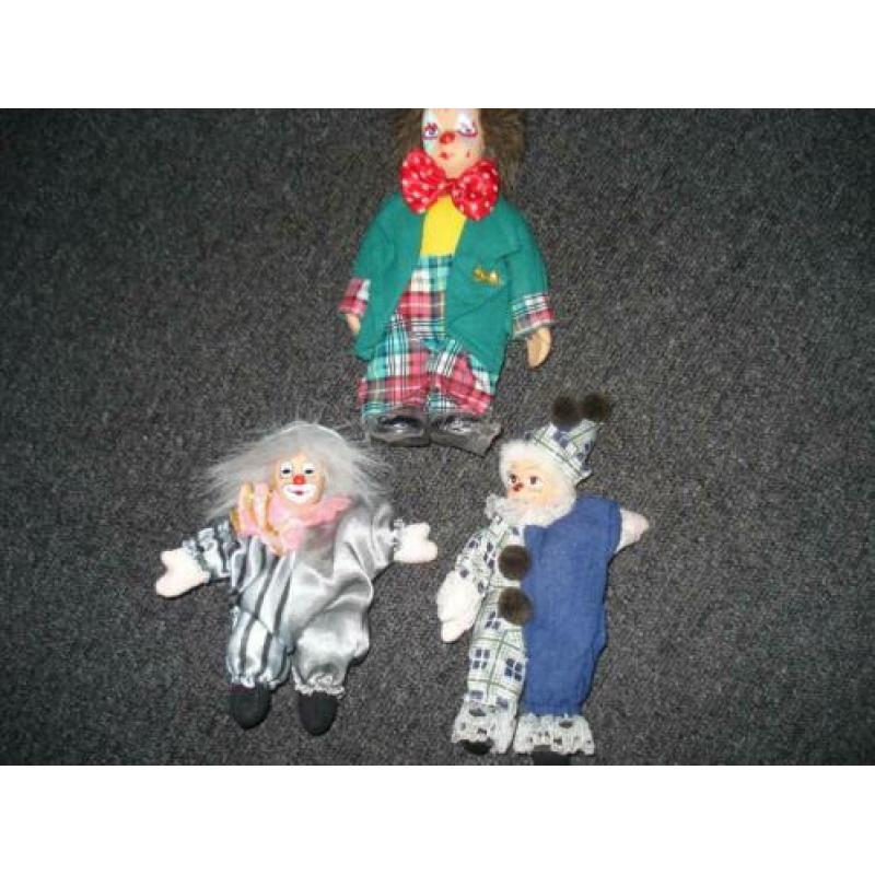3x clowns popjes carnaval