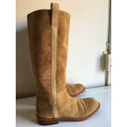 fred de la bretoniere 39 bruin suede laarzen