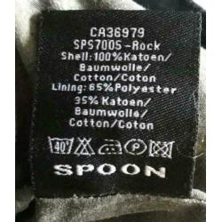 Spoon blauw jas jack SPS7005 Rock maat 38