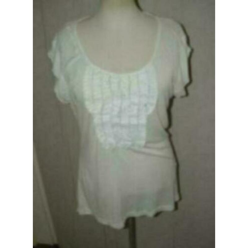 Vero Moda witte terra top - shirt maat L