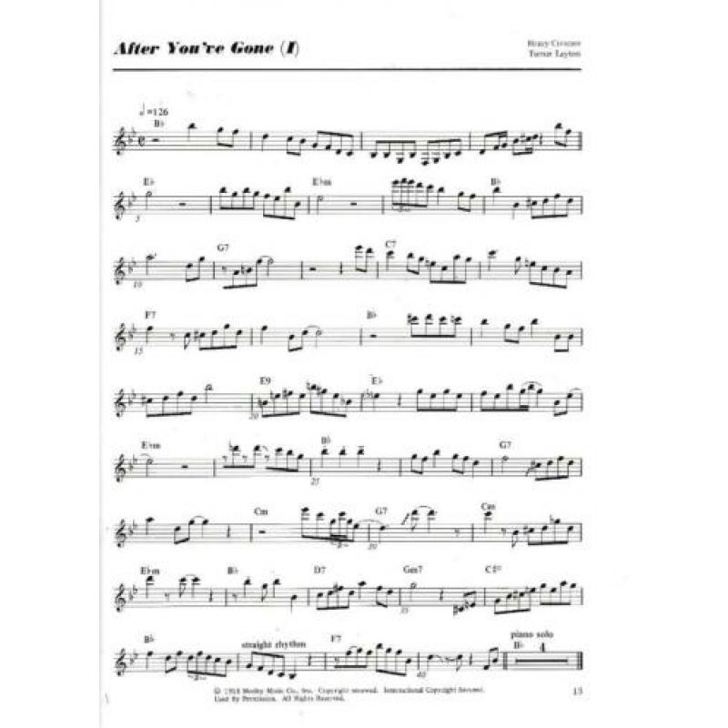 Benny Goodman Jazz Masters For Bb Clarinet (b641)