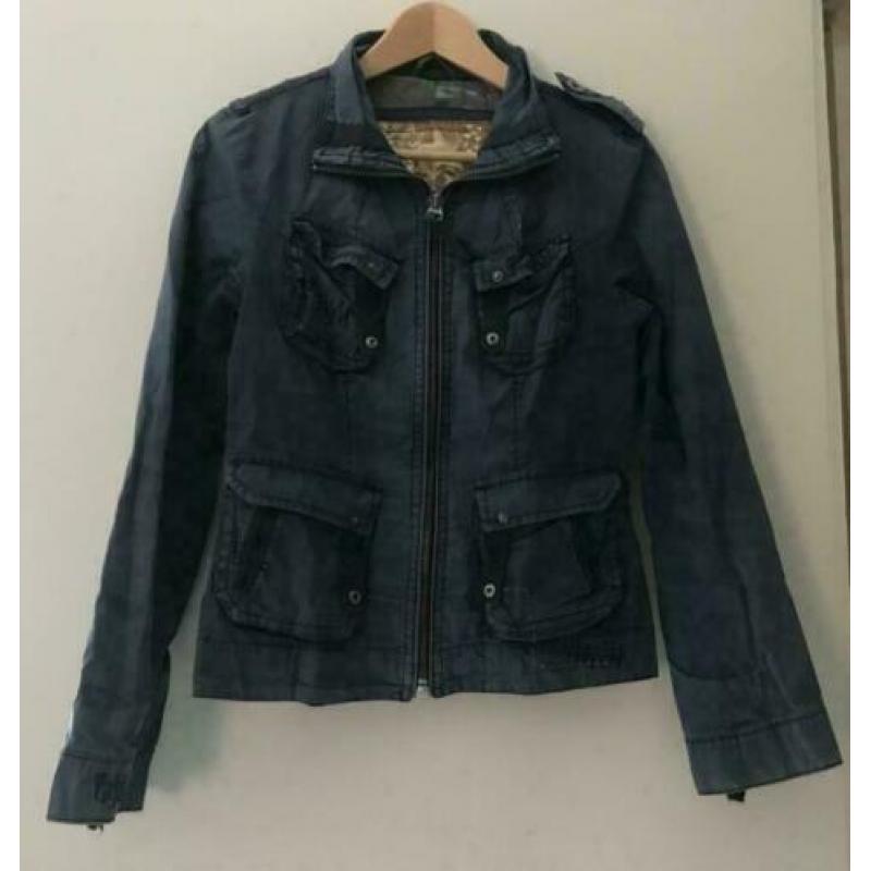 Spoon blauw jas jack SPS7005 Rock maat 38