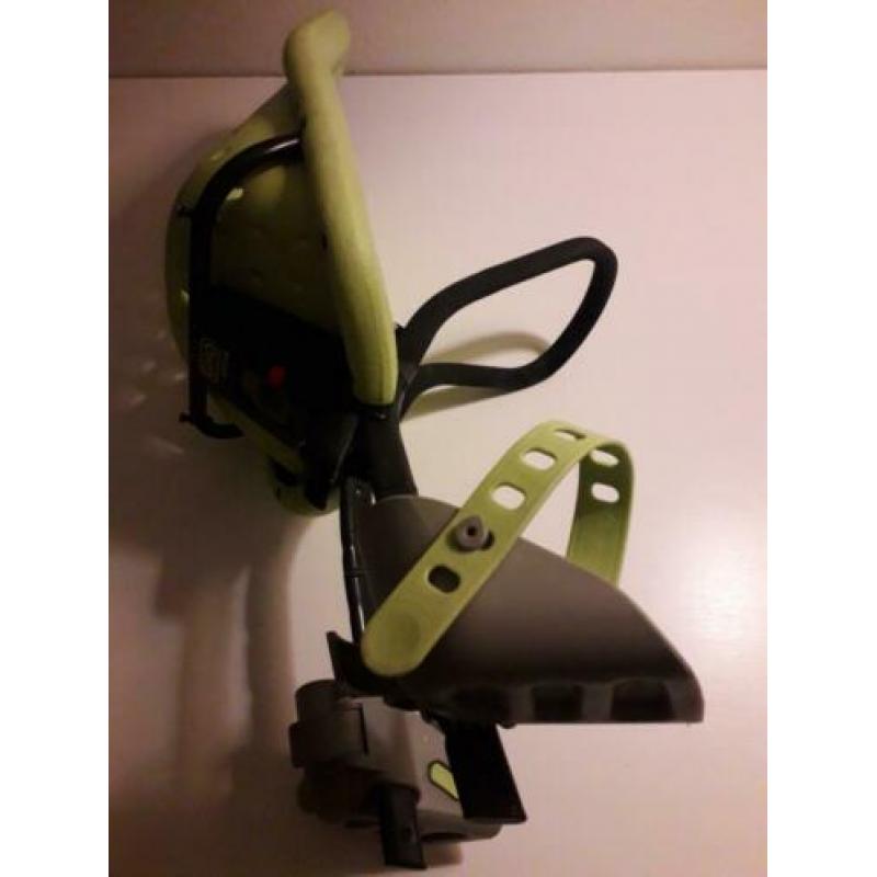 Yepp fietsstoel Mini lime, voorzitje en windscherm