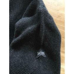 Hugo Boss trui anthracite grijs