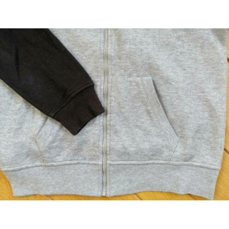 DONNAY vest met kapuchon grijs zwart maat M