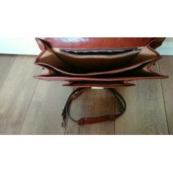 Bruine leer vintage/retro van Claudio Ferrici
