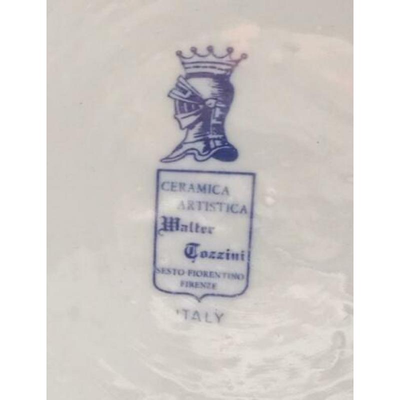 Italiaanse antieke keramische pot prachtige voorstelling