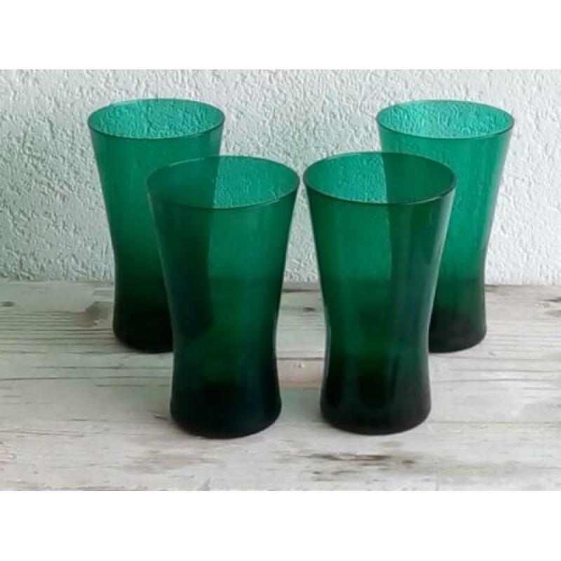 Antieke glazen Emerald