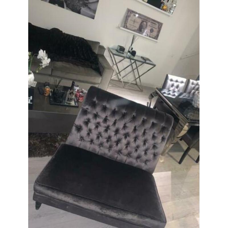 Eric kuster style bankje velvet velours