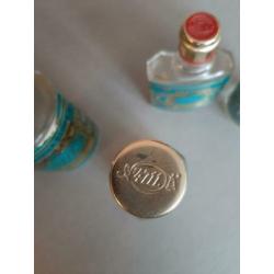 4 reukflesjes eau de cologne