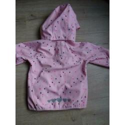 Softshell jas maat 92 meisje