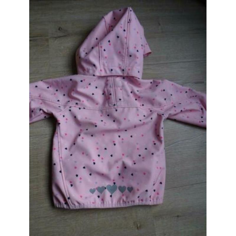 Softshell jas maat 92 meisje