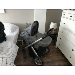 3 in 1 kinderwagen mutsy transit grijs