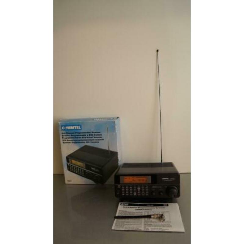 COMMTEL 500 Channel wide band scanner/radio,compleet in doos