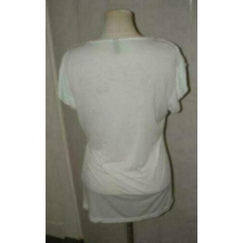 Vero Moda witte terra top - shirt maat L