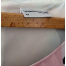 Prachtige nieuwe ruffles tuniek van Hermann Lange. Maat 46.