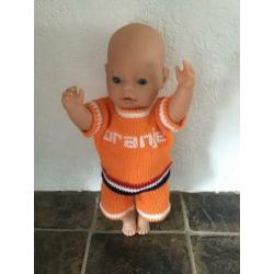Oranje set babyborn / baby born. 7,00 per stuk. 2 voor 12,00